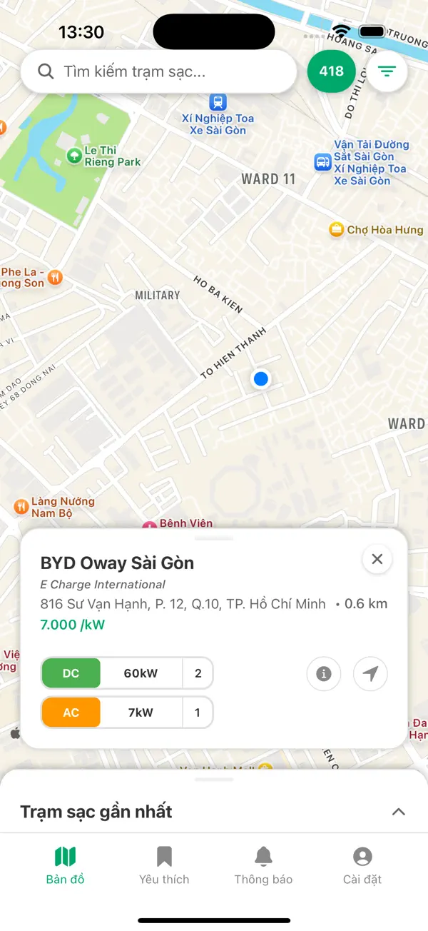 Việt EV App Screenshot